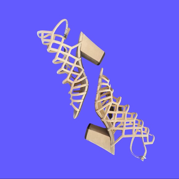 Schutz Cage Sandals - Picture 1 of 3